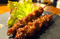 燻製とり皮串