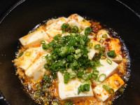 豆腐のアヒージョ四川風味